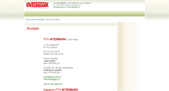 Desktop Screenshot of intermark.pl
