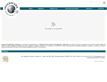 Tablet Screenshot of intermark.es